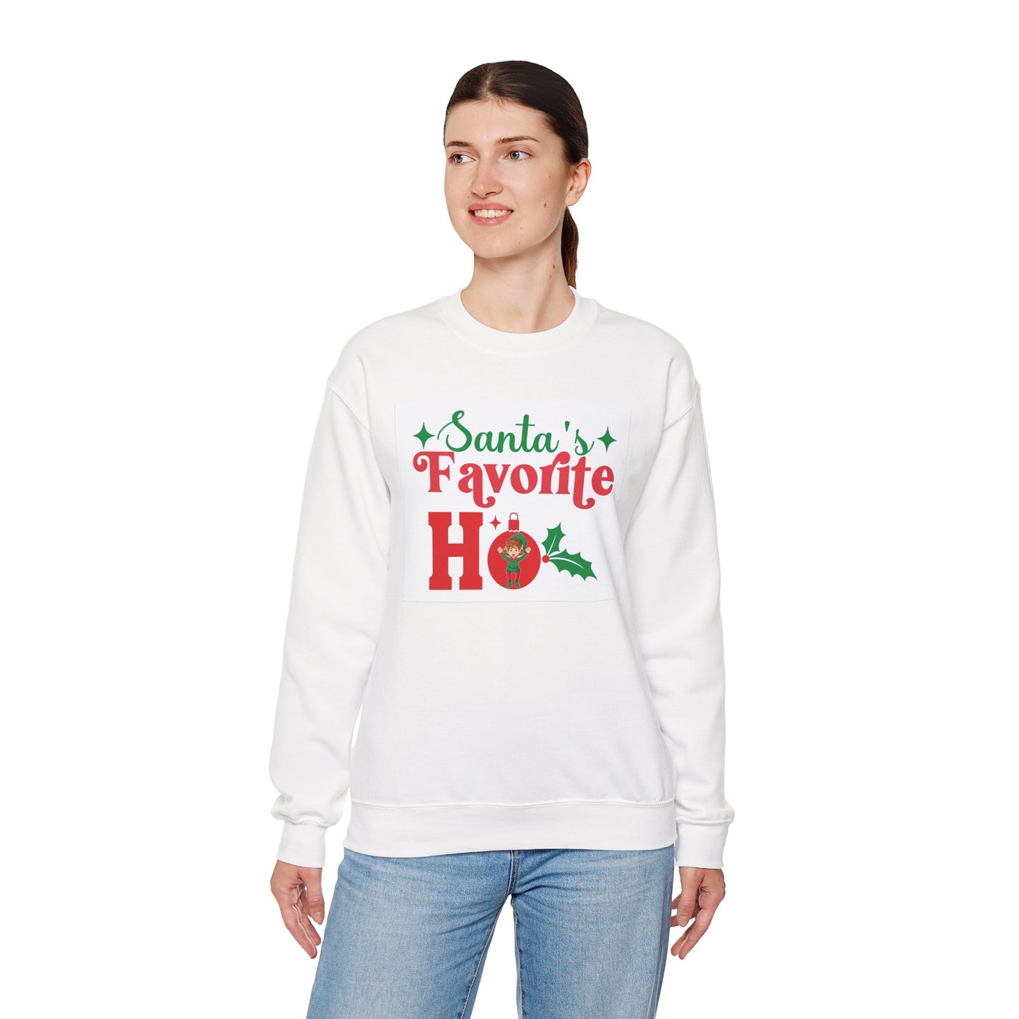 Santa's Favorite Ho Sweatshirt – Funny Christmas Holiday Crewneck