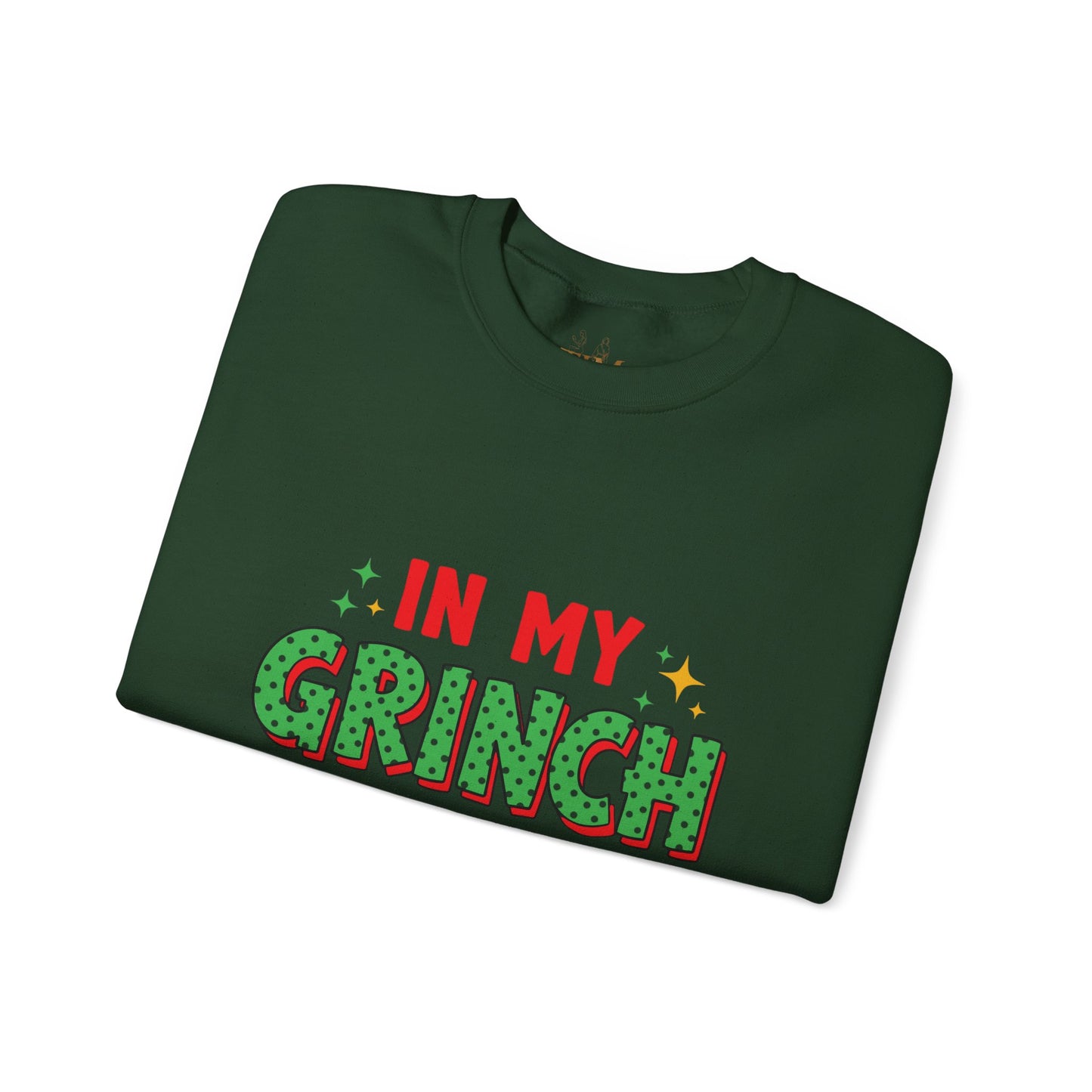 Crewneck Sweatshirt — "In My Grinch Era" Holiday Graphic