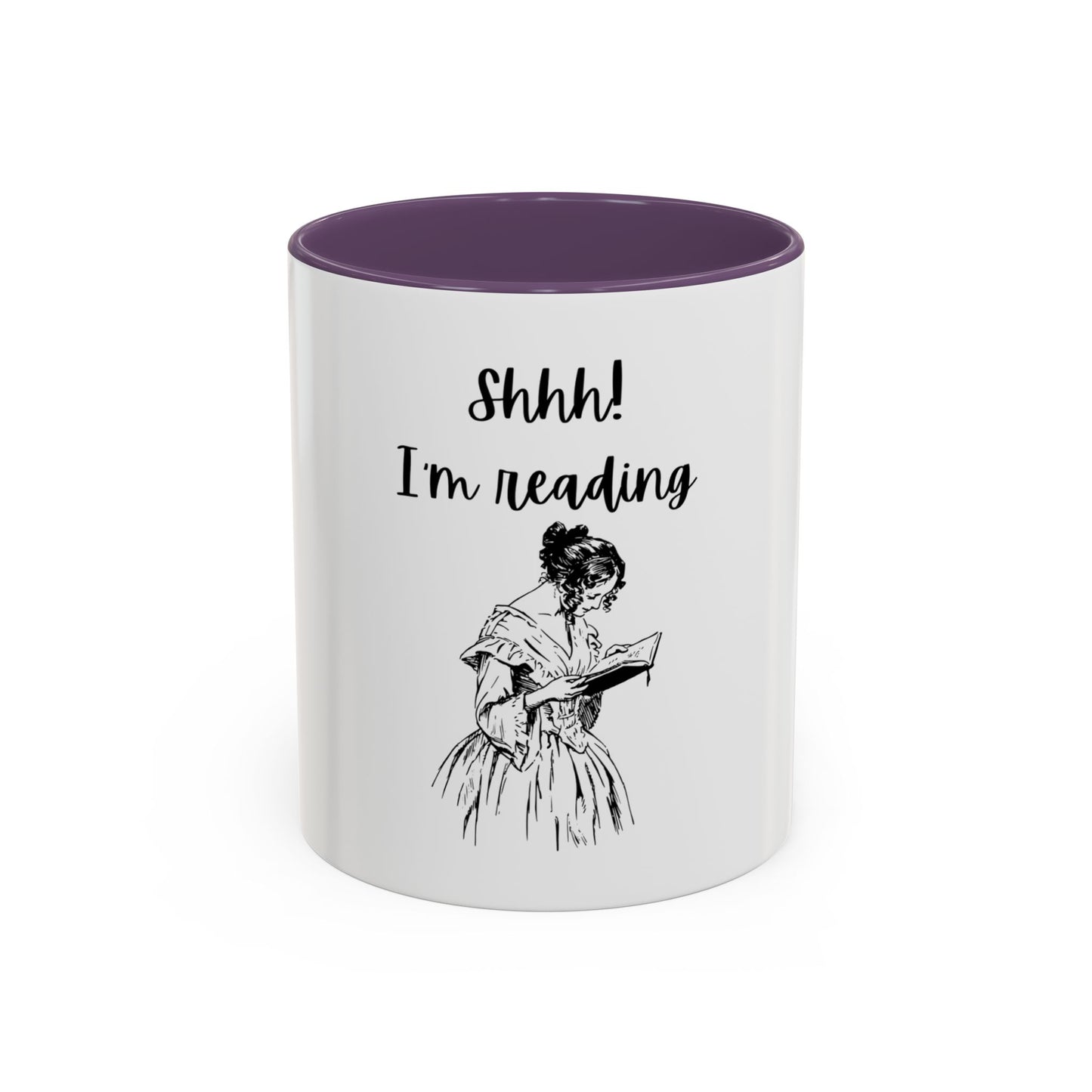 Shhh! I'm Reading Mug - Perfect for Book Lovers, Cozy Home, Literary Gifts, Coffee Cup, Reading Nook Decor, Funny Gift Idea