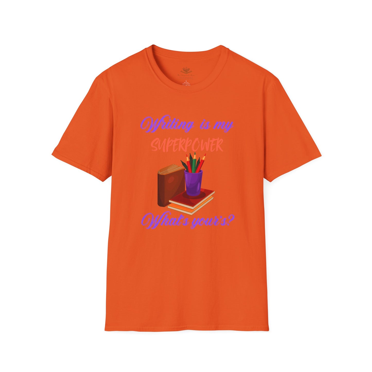 Creative Writer's Superpower T-Shirt, Writing Gift, Literary Tee, Inspiring Shirt, Book Lovers Apparel