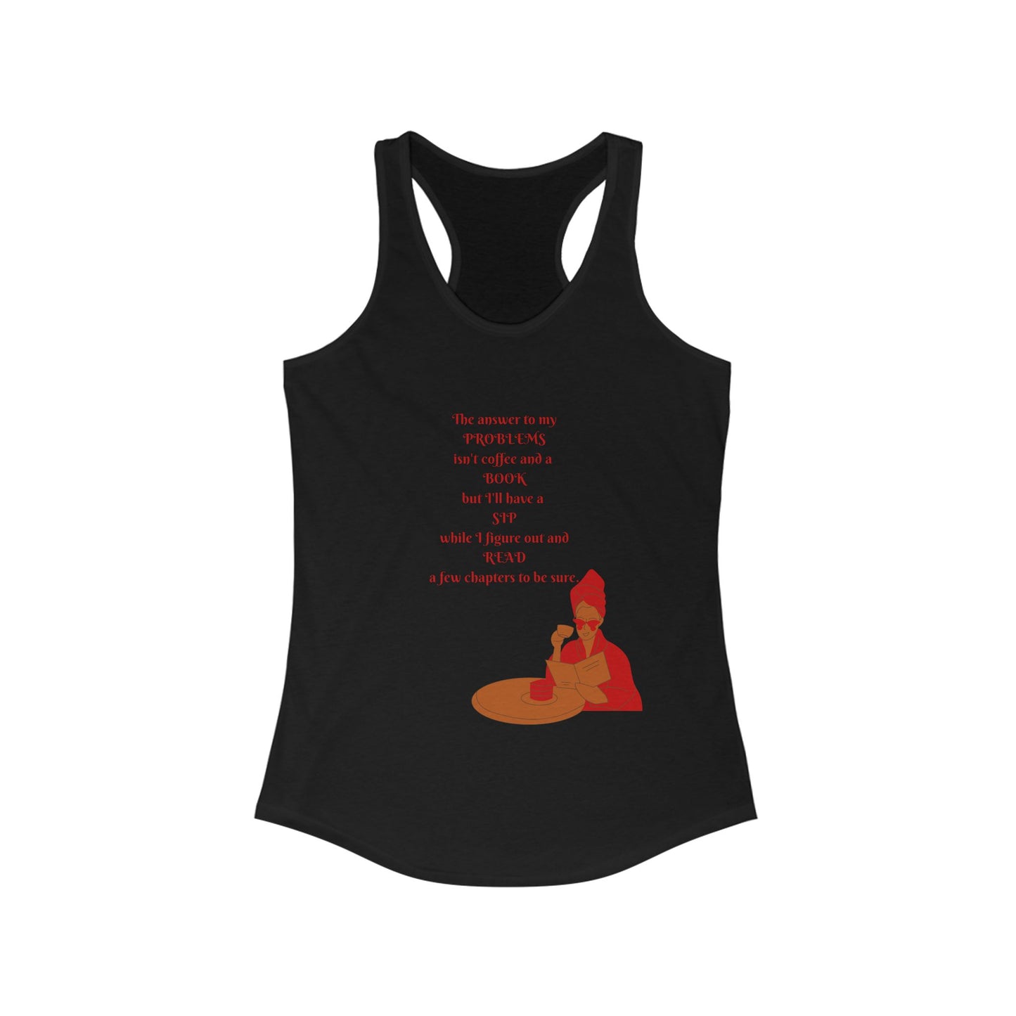 Peaceful Women's Racerback Tank, Motivational Workout Top, Inspirational Gym Shirt, Gift for Her, Casual Summer Wear