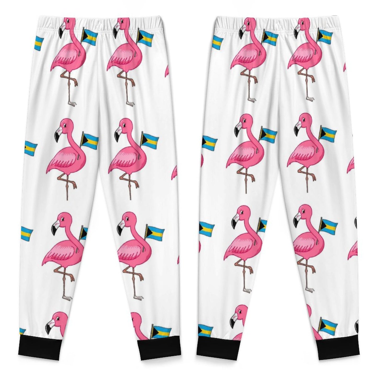 TropiKulture Flamingo Print Long Sleeve 2 Piece Set (Kids)