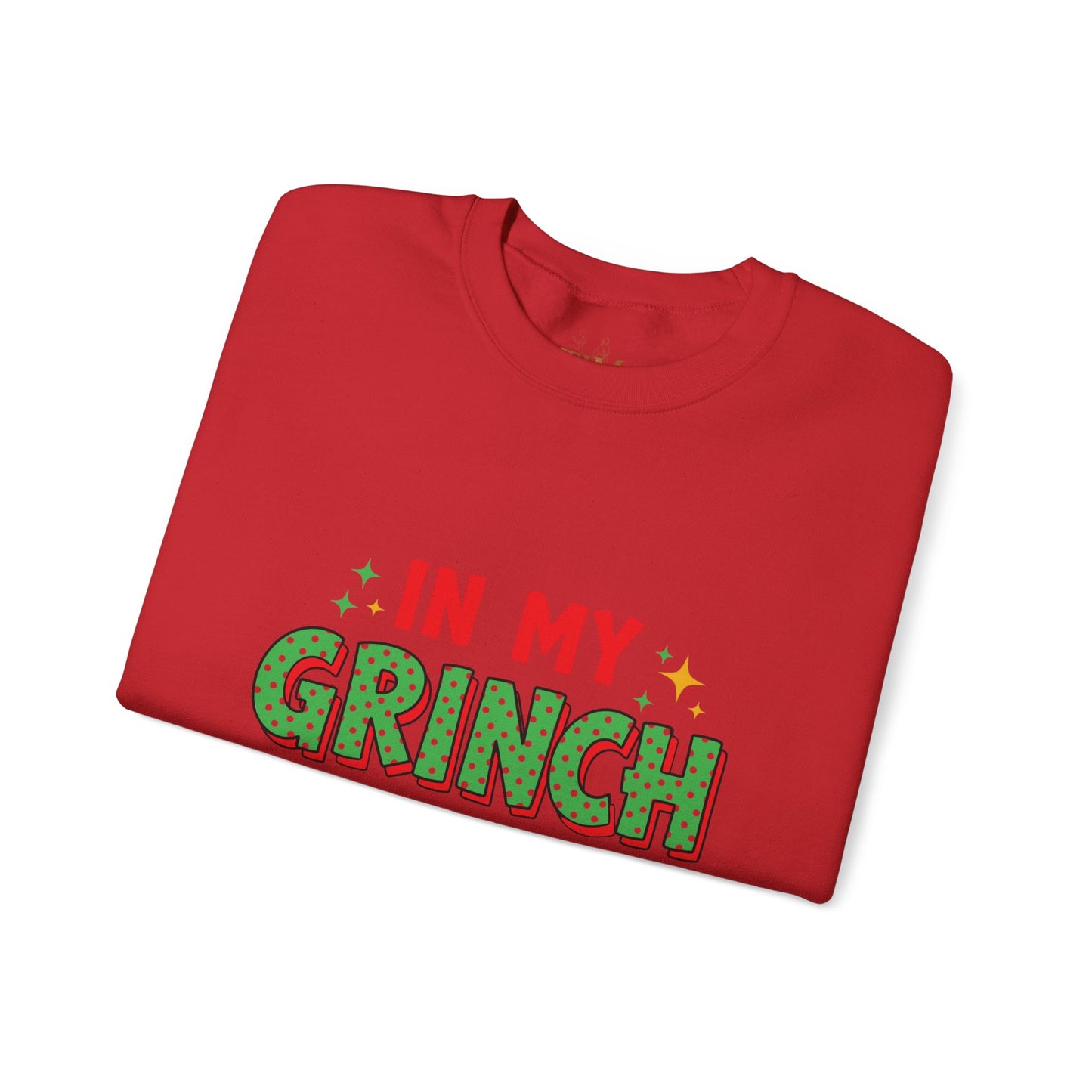 Crewneck Sweatshirt — "In My Grinch Era" Holiday Graphic
