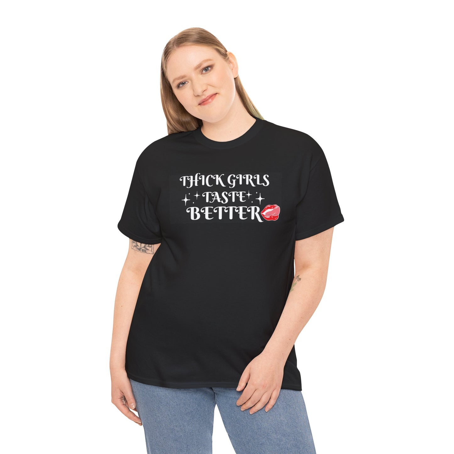 Thick Girls Taste Better Unisex Cotton Tee