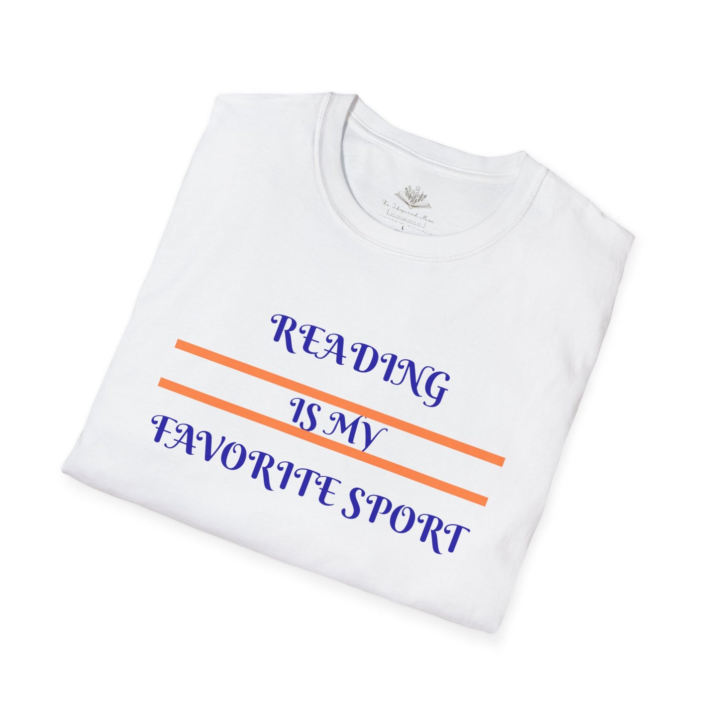 Reading is My Favorite Sport T-Shirt, Unisex Tee for Book Lovers, Gift for Readers and Students, Cute Literary Apparel