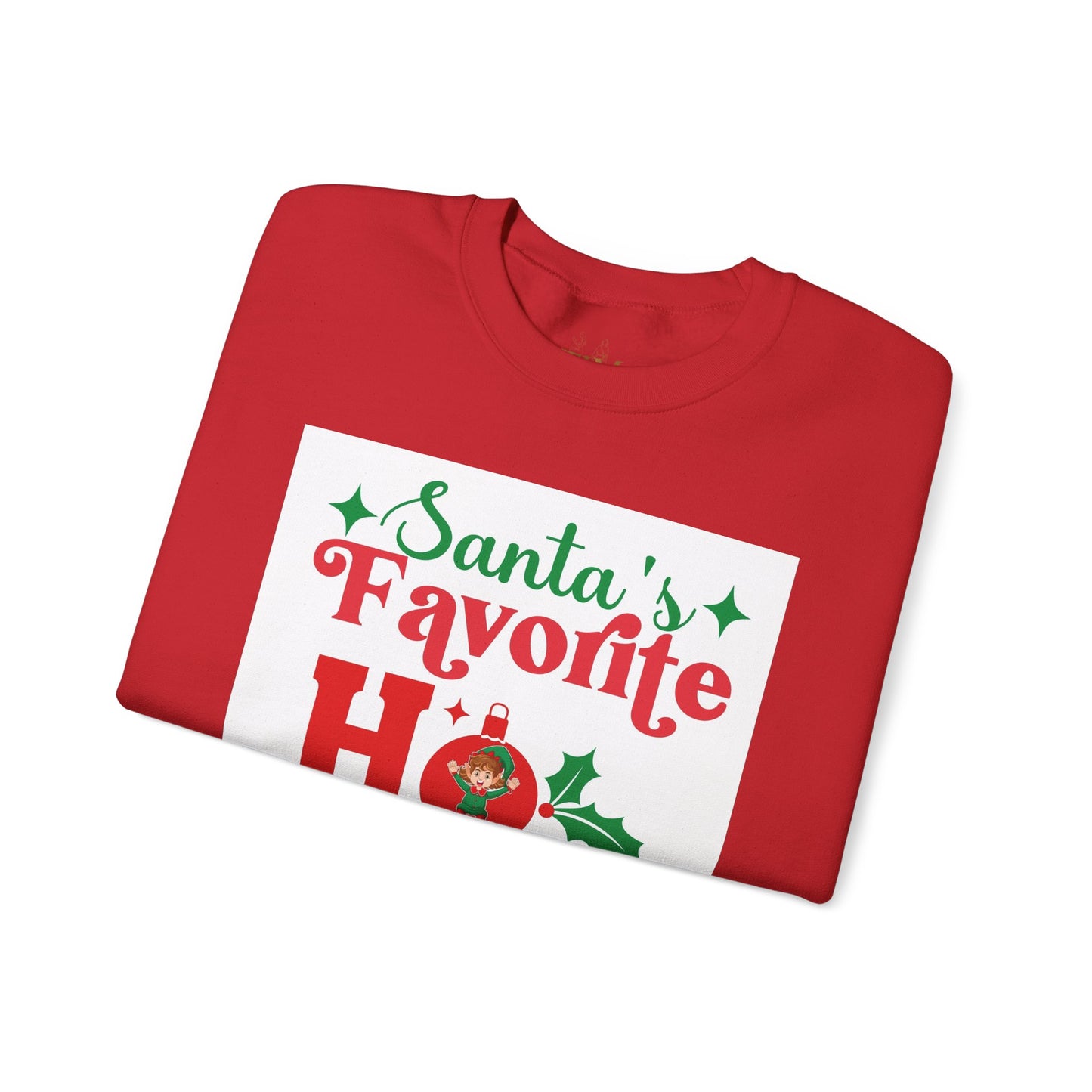 Santa's Favorite Ho Sweatshirt – Funny Christmas Holiday Crewneck