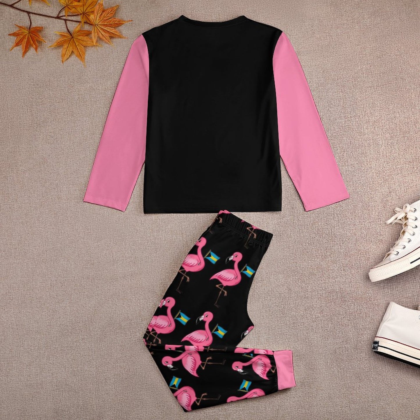 TropiKulture Flamingo Print 2 Piece Set (Kids)