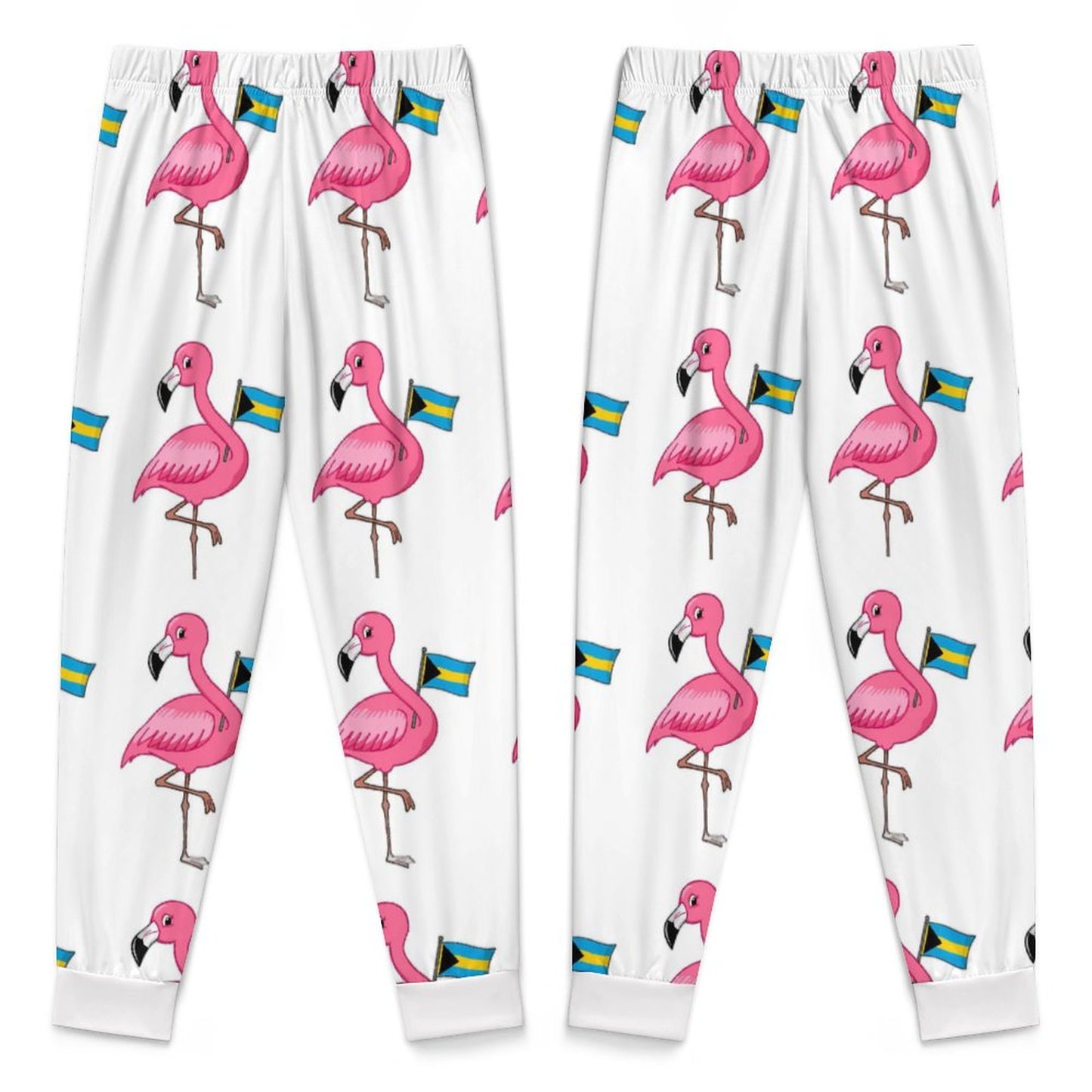TropiKulture Flamingo Print Long Sleeve 2 Piece Set (Kids)