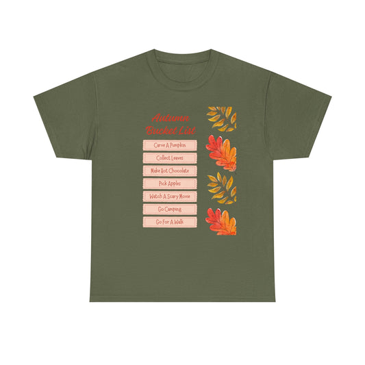 Autumn Bucket List Tee | Cozy Fall Vibes