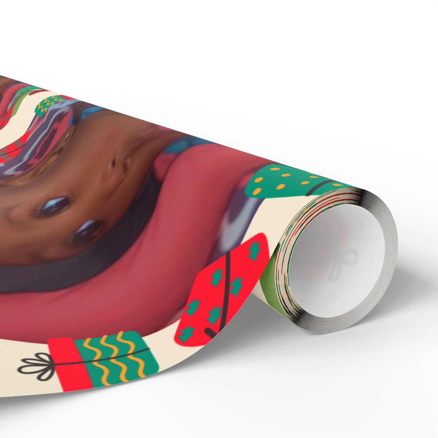 Personalized Christmas Wrapping Paper — "Nae’s 2nd Christmas" Photo Gift Wrap