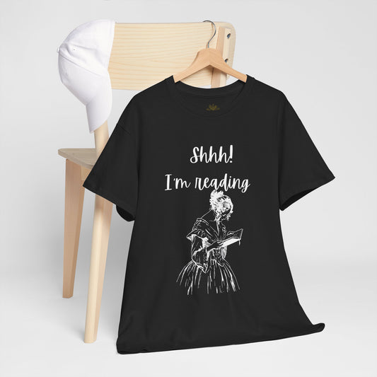 Shhh! I'm Reading Unisex Heavy Cotton Tee