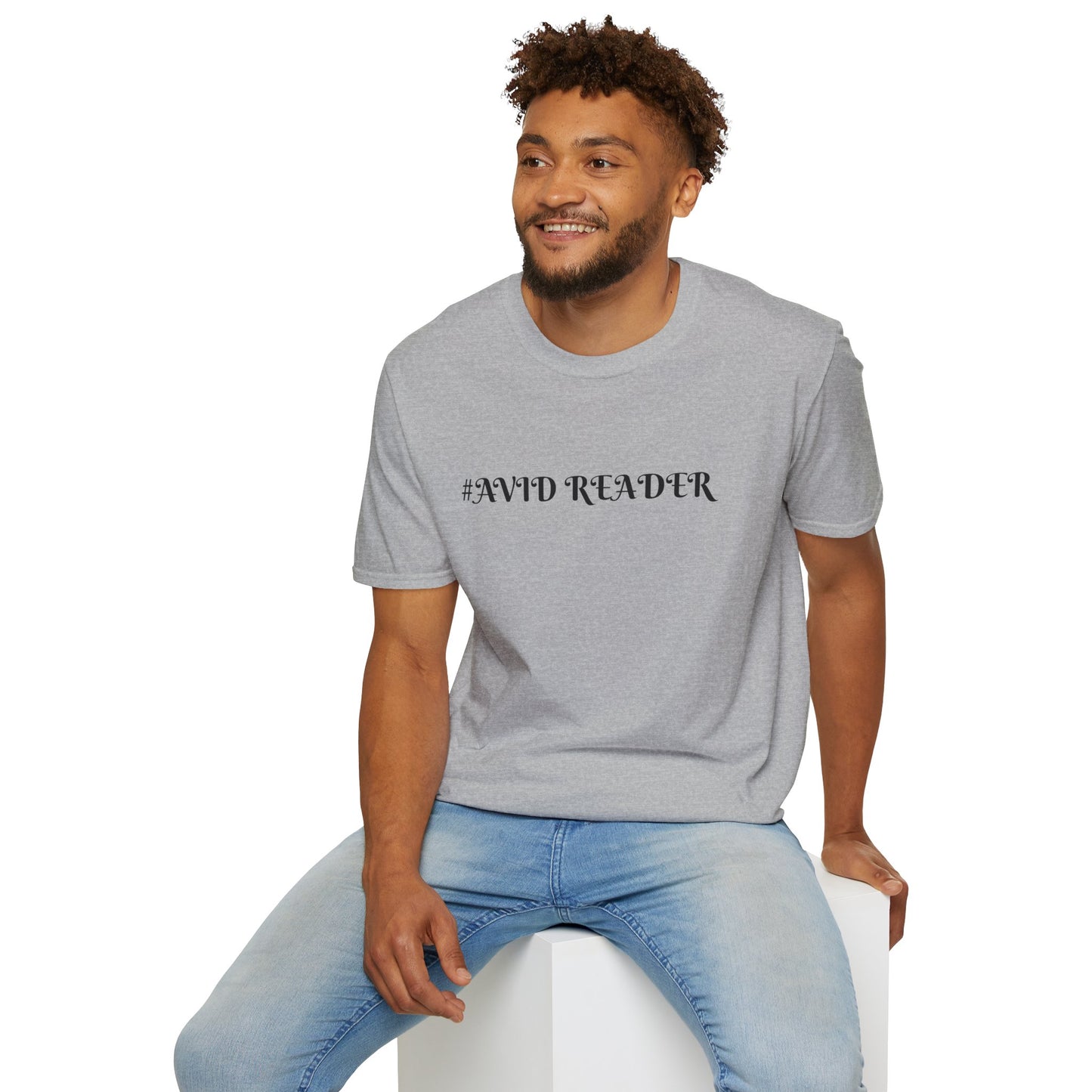 #AVID READER Unisex Softstyle T-Shirt - Perfect for Book Lovers, Gifts for Readers, Cozy Attire, Ideal for Book Clubs, Casual Style