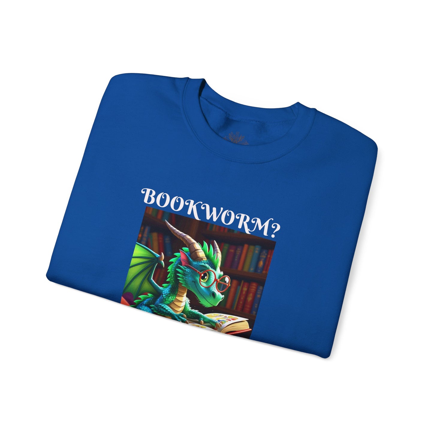 Book Dragon Sweatshirt for Book Lovers, Cozy Reading Gift, Unisex Crewneck, Dragon Lover Apparel, Fantasy Sweatshirt, Bookworm Gift