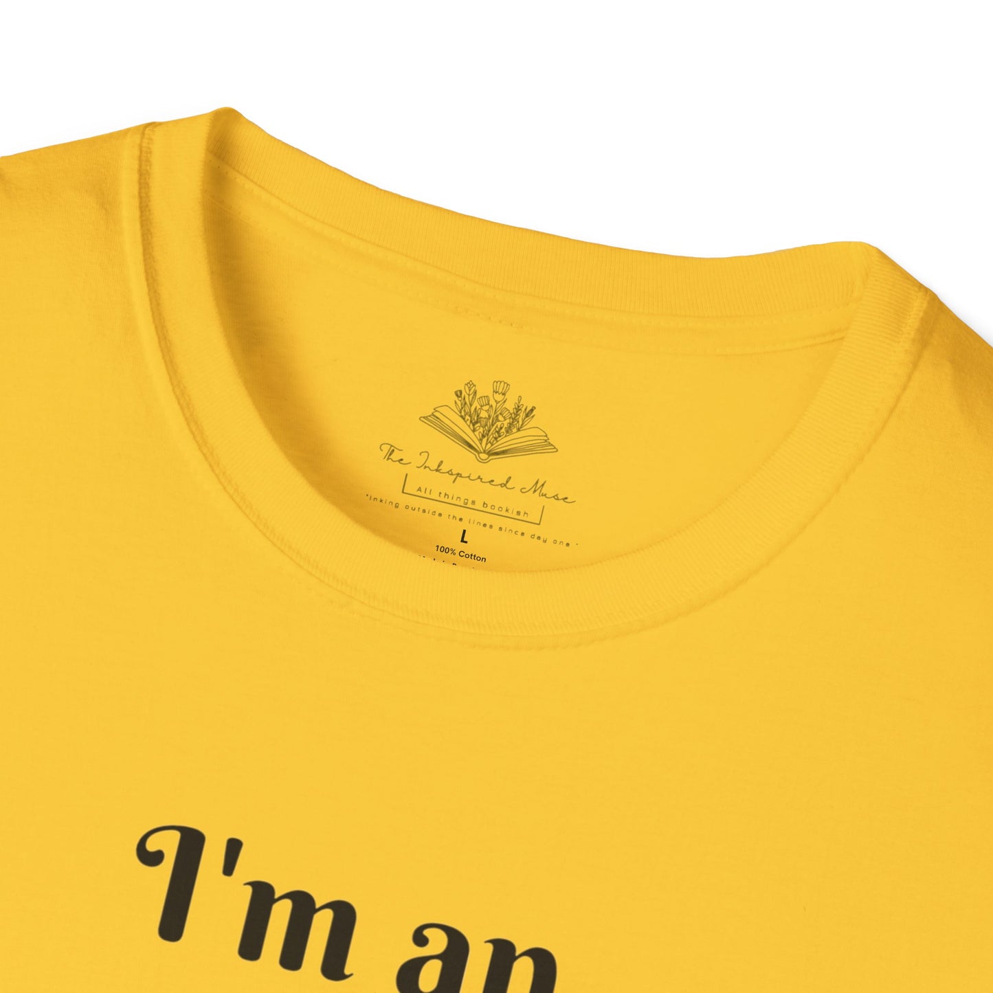 Author Quote T-Shirt, Gift for Writers, Literary Tee, Book Lover Apparel, Cute Author Shirt, Creative Writing Gift