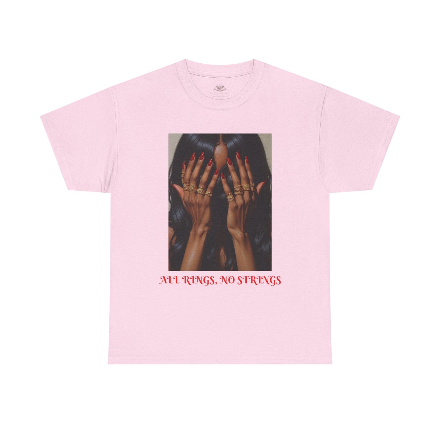 Graphic Tee Unisex Shirt - All Rings No Strings Trendy Fashion in Assorted Colors