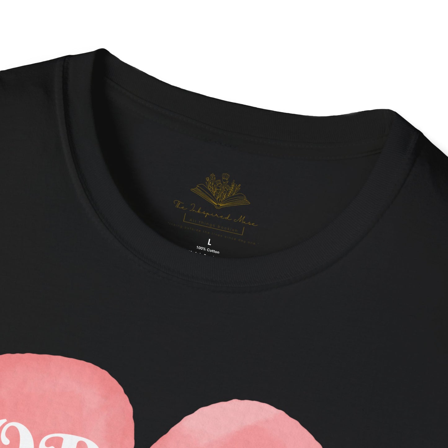 Hopeless Romantic Readers Unisex Softstyle T-Shirt, Book Lover Gift, Reader Apparel, Gift for Bookworms, Literary Humor Tee