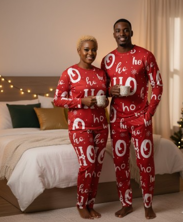 Christmas Pajamas Long Sleeve Set