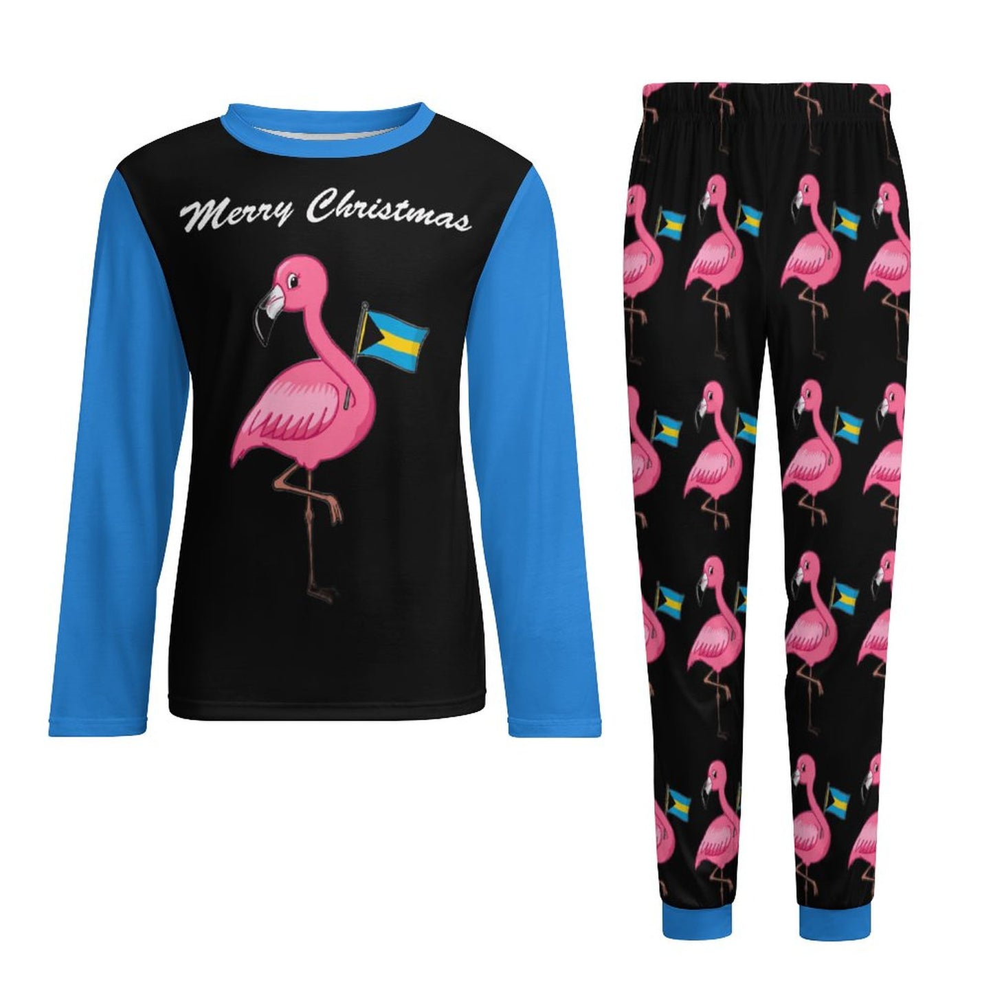TropiKulture Flamingo Print 2 Piece Set Unisex