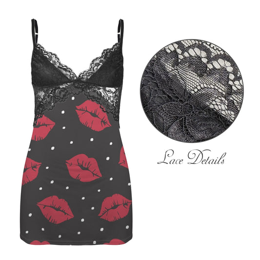 Sweet Kisses Lace Night Dress