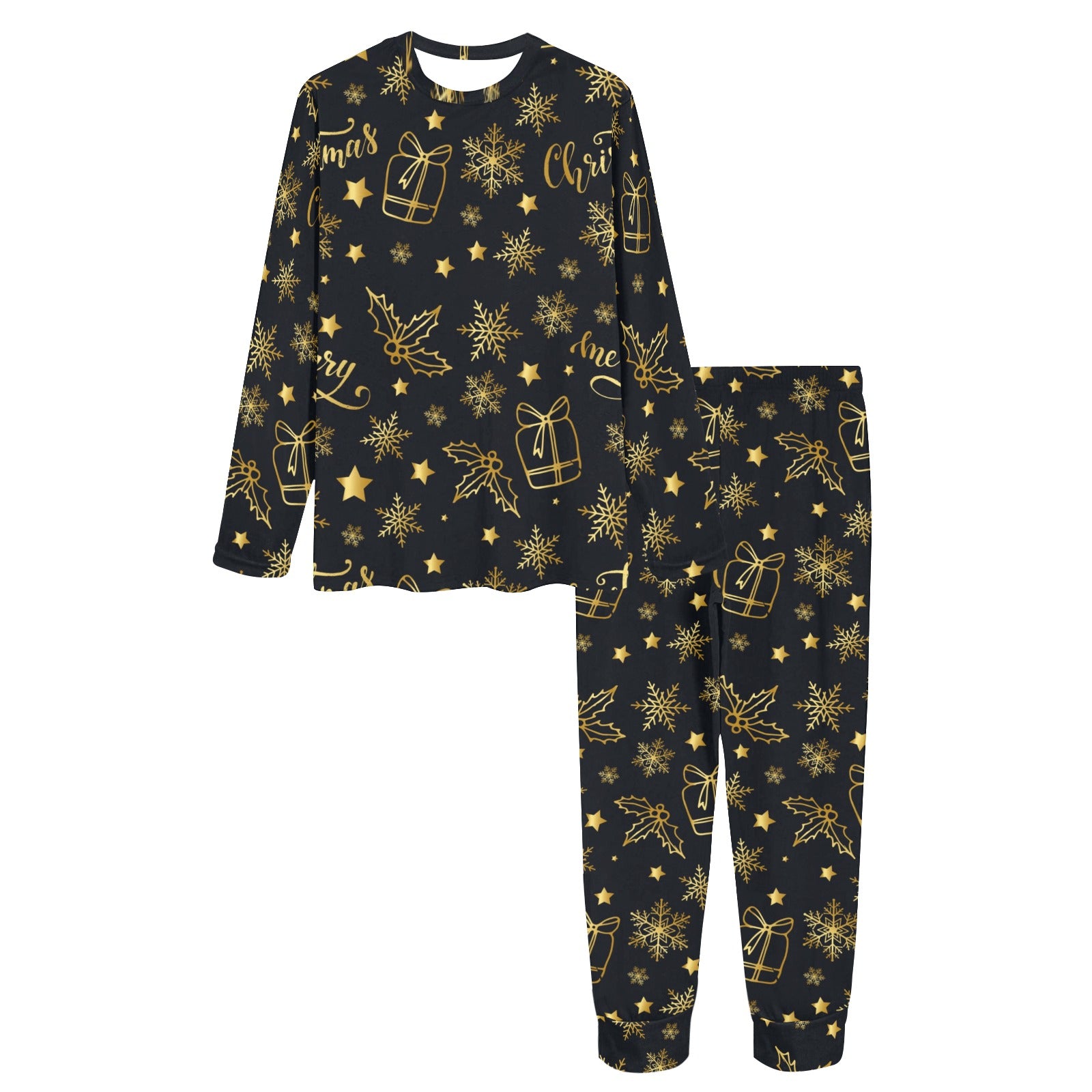 2 Piece Black Magic Long Sleeve Pajama Set